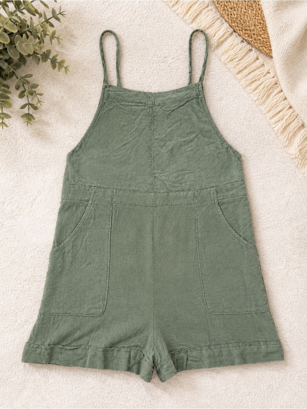 Art Class Green Romper XL 14/16 NWT